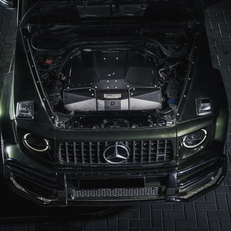 BlackBoost Cold Air Intake System | for Mercedes AMG G63 (463A) M177 4.0L V8 BiTurbo Gen-2