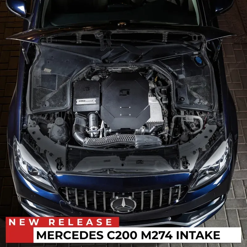 BlackBoost Cold Air Intake | for Mercedes C200/C300 W205 M274