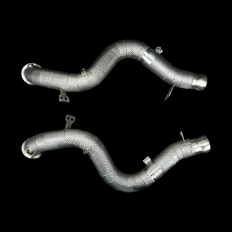 BlackBoost Catless Downpipes | for Mercedes S560 (222) M176 4.0L V8 BiTurbo