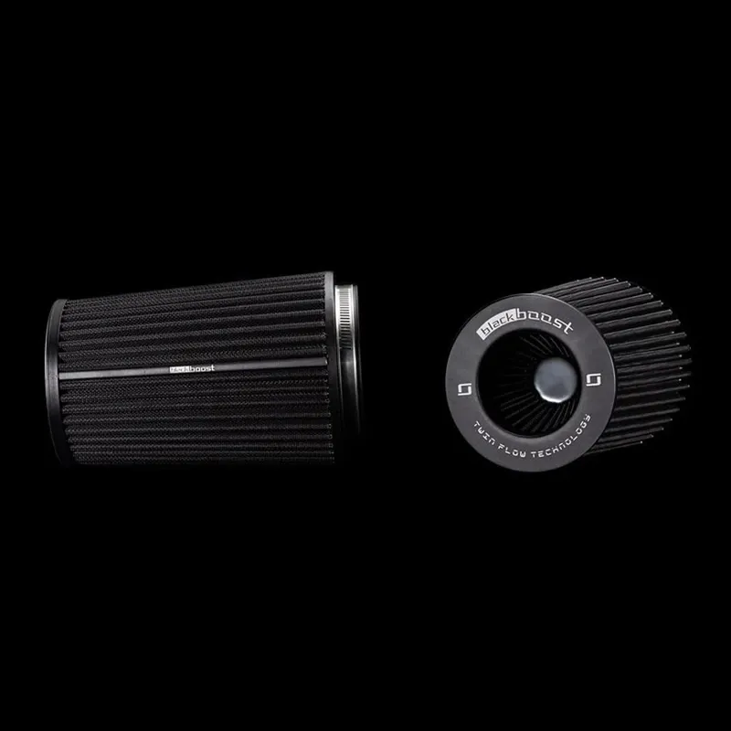 BlackBoost Twin Flow Synthetic Dry Air Filters, conical (4.3" x 185mm) – Set of 2 | for universal intake systems – 2