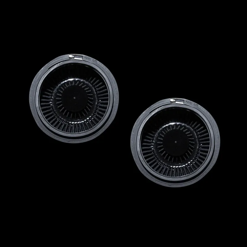 BlackBoost Twin Flow Synthetic Dry Air Filters, conical (5.5" x 220mm) – Set of 2 | for universal intake systems – 2