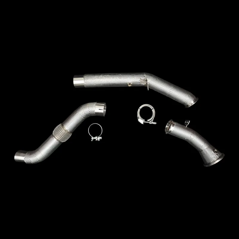 BlackBoost Catless Downpipes | for Land Rover Defender P400 130 (L663) PT306 3.0L I6 Turbo