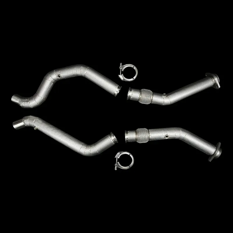 BlackBoost Catless Downpipe | for Land Rover Defender 110 5.0L P525