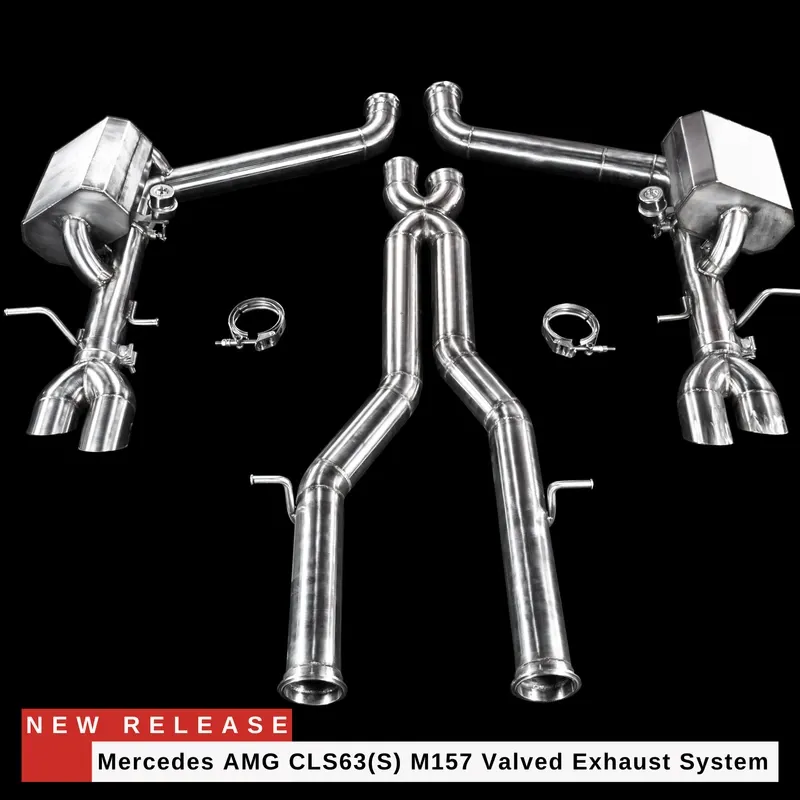 BlackBoost Valved Cat-Back Exhaust System 76mm/3in | for Mercedes AMG CLS63 (218) M157 5.5L V8 BiTurbo
